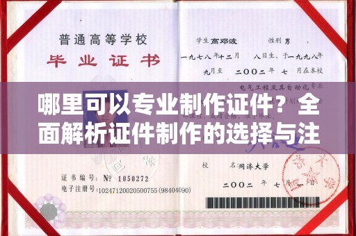 萧县哪里可以专业制作证件？全面解析证件制作的选择与注意事项